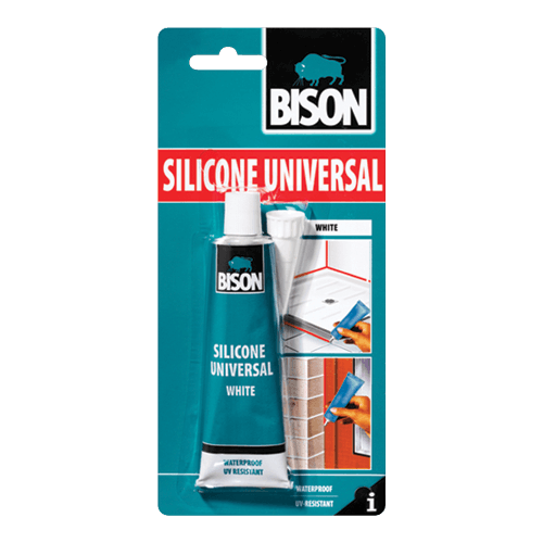 bison silicone universal valkoinen